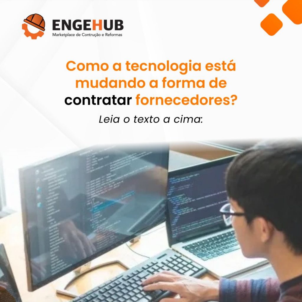 Tecnologia Mudando a Contratação de Fornecedores